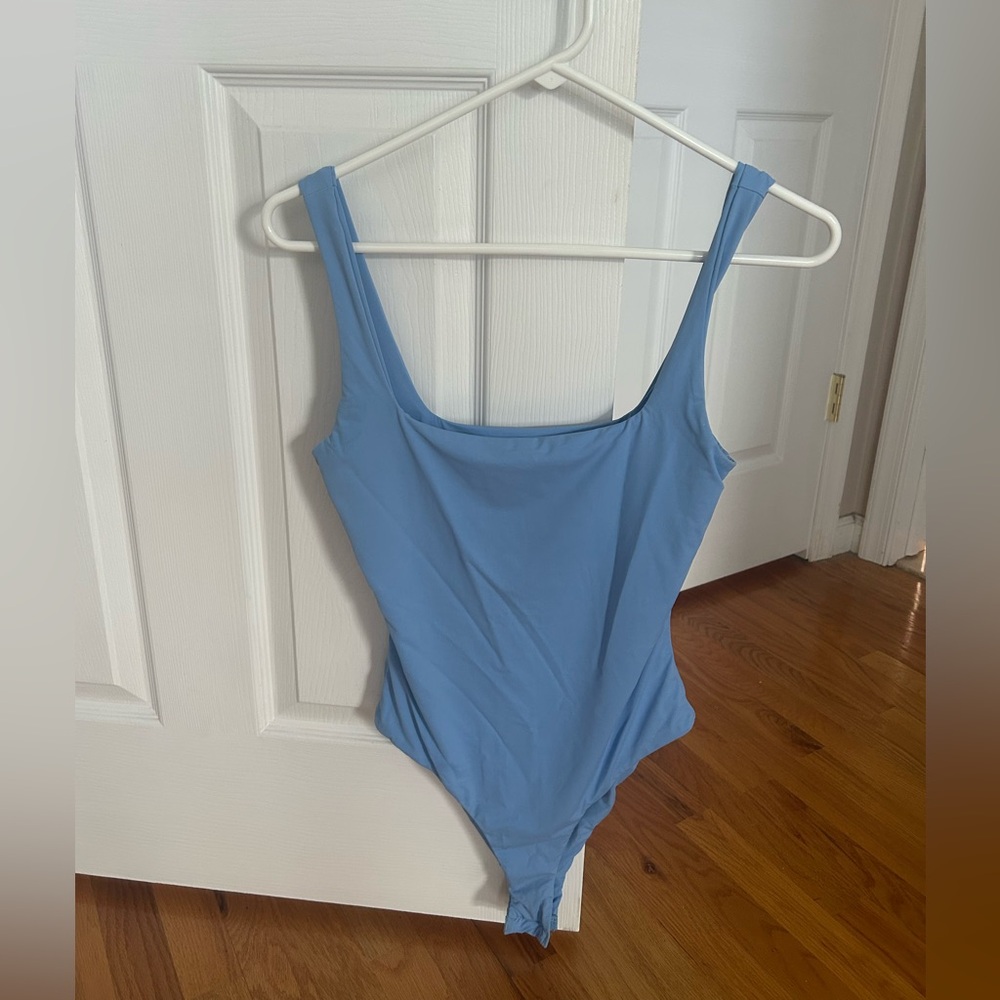 Light Blue Women’s Bodysuit Double Lined